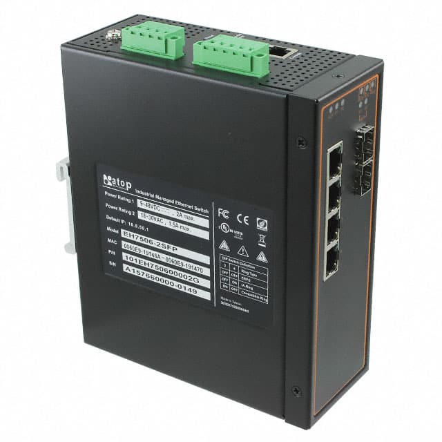 EH7506-2SFP ATOP Technologies                                                                    ETHERNET SWITCH MANAGED 6-PORT