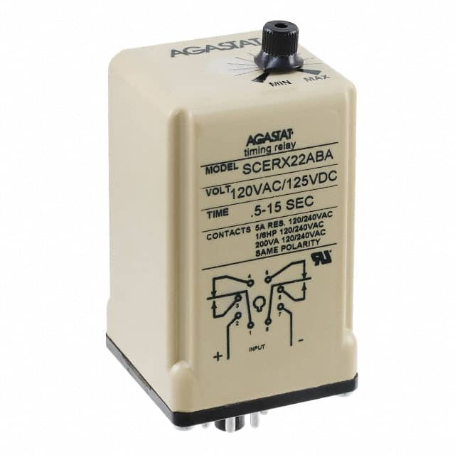 SCERX22ABA TE Connectivity Aerospace, Defense and Marine                                                                    RELAY TIME DELAY 15SEC 5A 120V