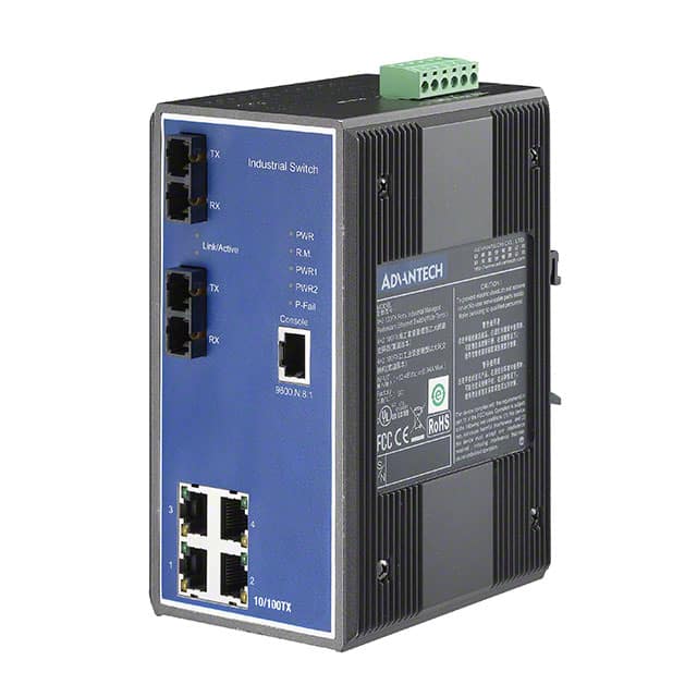 EKI-7554MI-AE B&B SmartWorx, Inc.                                                                    ETH SWITCH 4PORT 10/100M +2M.M