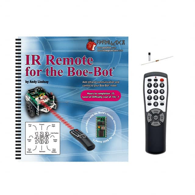 28139 Parallax Inc.                                                                    KIT REMOTE IR FOR BOE-BOT W/TEXT