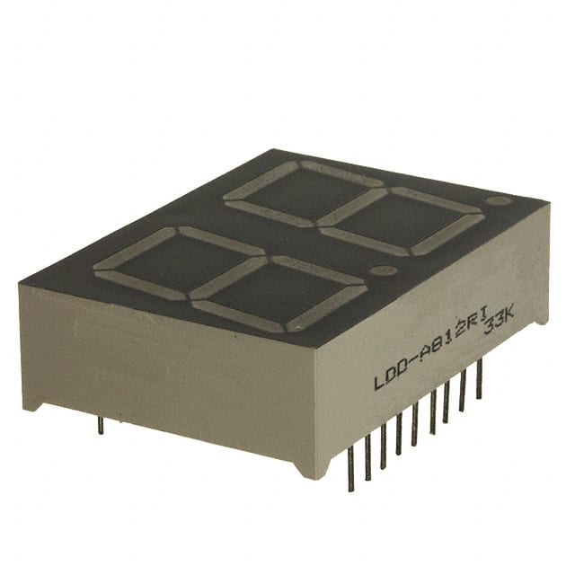 LDD-A812RI Lumex Opto/Components Inc.                                                                    LED 7-SEG .80 DUAL GRN CA DIRECT