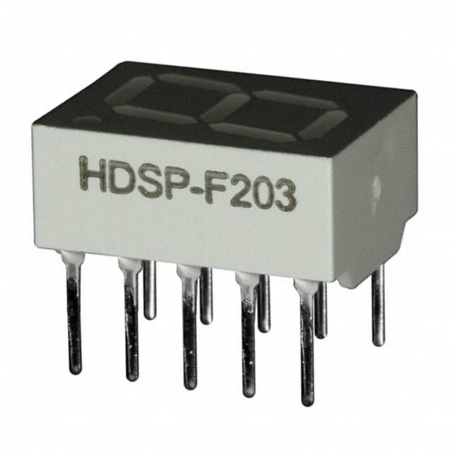 HDSP-F203 Broadcom Limited                                                                    LED 7-SEG 10MM CC HE RED RHD