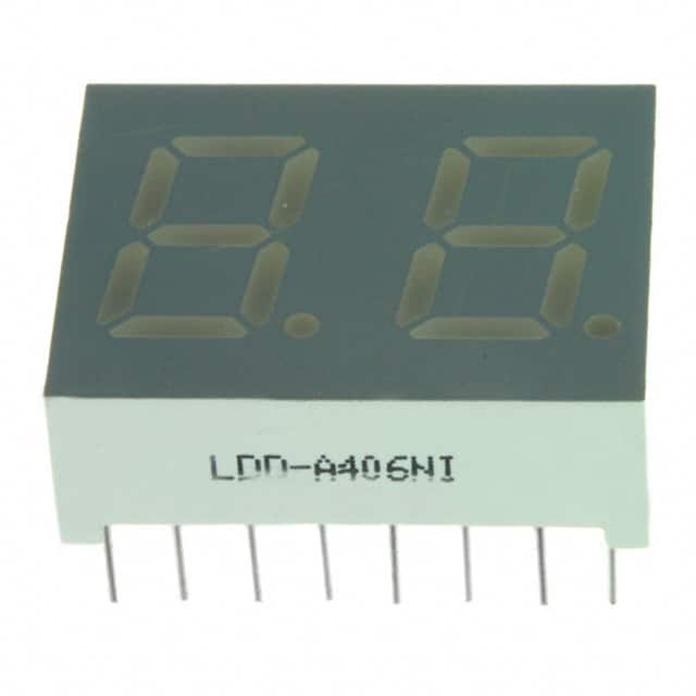 LDD-A406NI Lumex Opto/Components Inc.                                                                    LED 7-SEG .40 DUAL S-RED CA DIR