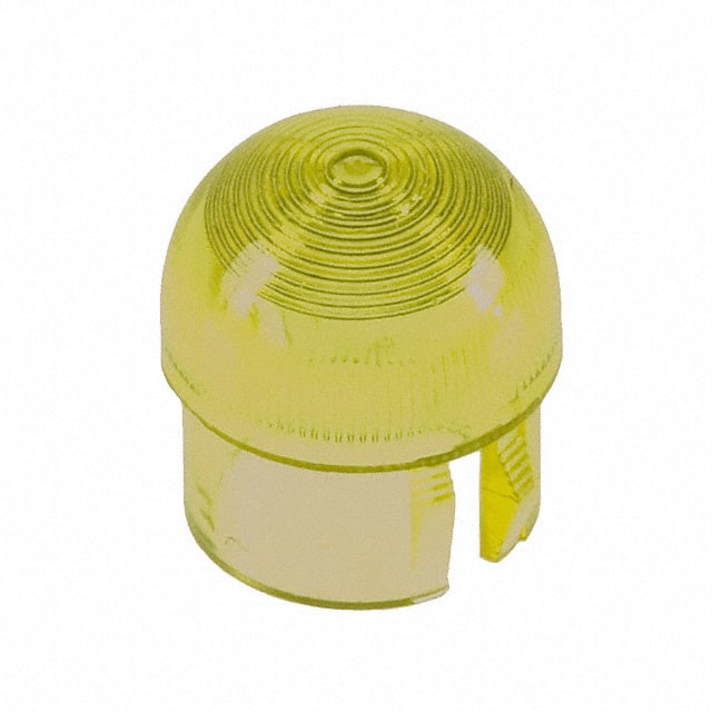 4347 Visual Communications Company - VCC                                                                    LENS FOR T1 3/4 LED YELLOW DOME