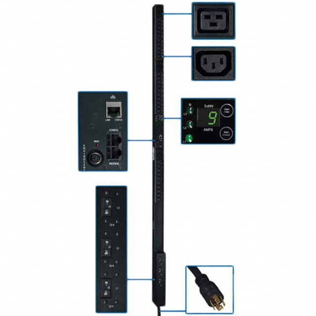 PDU3VN3L2130 Tripp Lite                                                                    PDU 3-PHASE MONITORED 208V 8.6KW