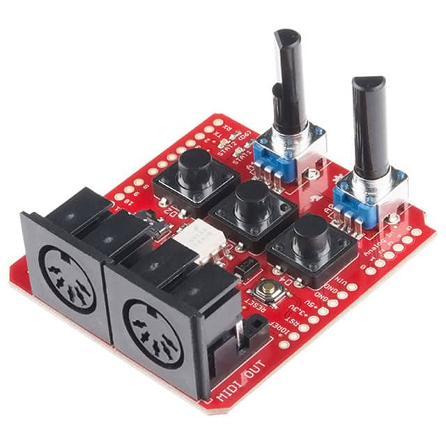 DEV-12898 SparkFun Electronics                                                                    MIDI SHIELD KIT