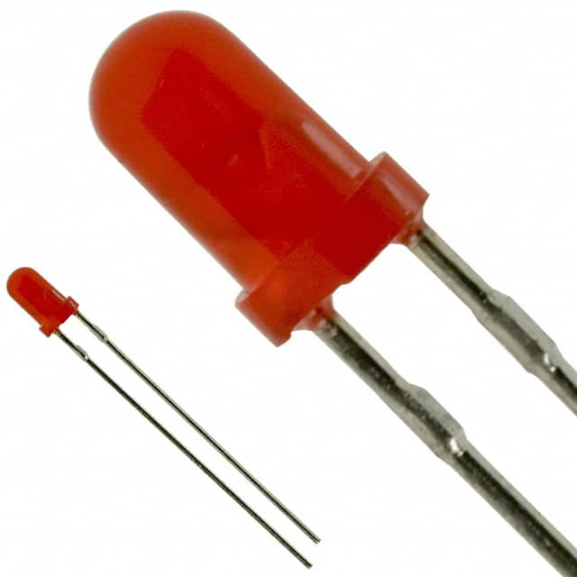 LN88RPX Panasonic Electronic Components                                                                    LED ORANGE 3MM ROUND T/H