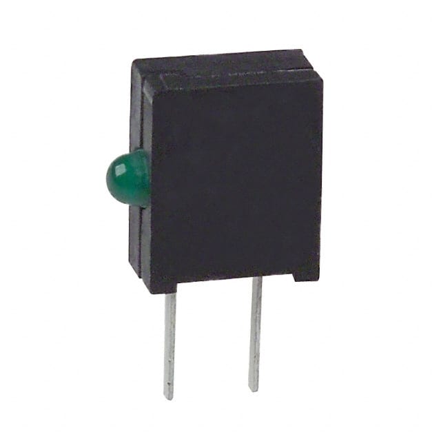 5552303 Dialight                                                                    LED 2MM 5V RT ANGLE GREEN PC MNT