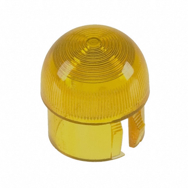 4343 Visual Communications Company - VCC                                                                    LENS FOR T1 3/4 LED AMBER DOME