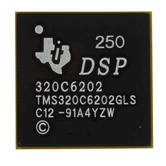 TMS320C6202GLS250 Texas Instruments                                                                    IC FIXED-POINT DSP 384-BGA