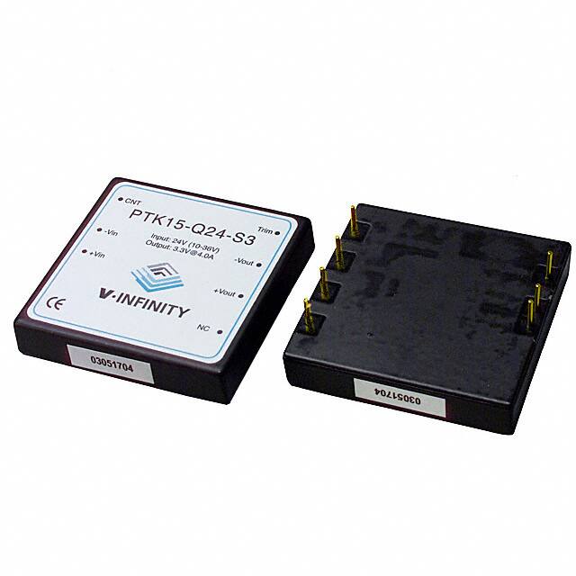 PTK15-Q24-S3 CUI Inc.                                                                    CONVERTER DC/DC 3.3V OUT 13.2W