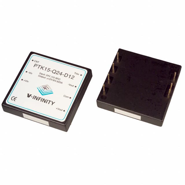 PTK15-Q24-D12 CUI Inc.                                                                    CONVERTER DC/DC +/-12V DUAL OUT