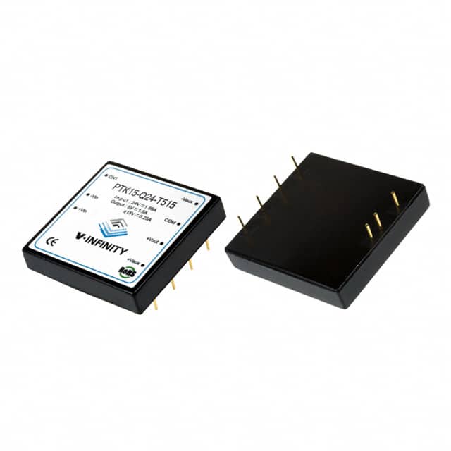 PTK15-Q24-T515 CUI Inc.                                                                    CONVERTER DC/DC 5V +/-15V OUT