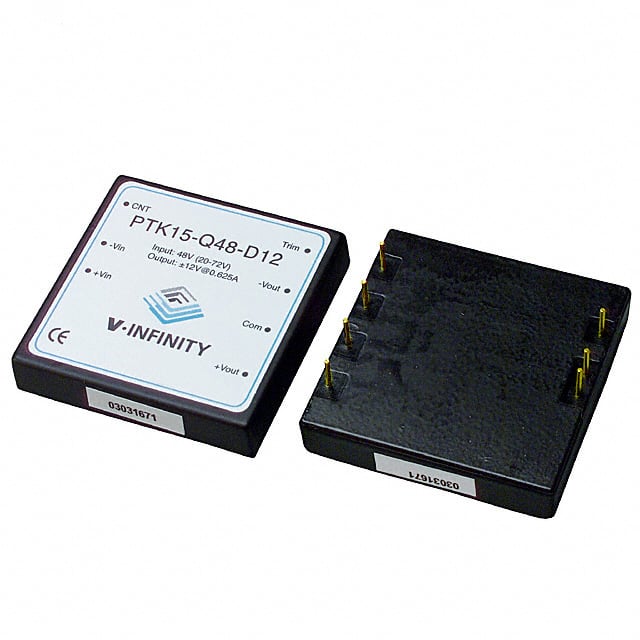 PTK15-Q48-D12 CUI Inc.                                                                    CONVERTER DC/DC +/-12V DUAL OUT