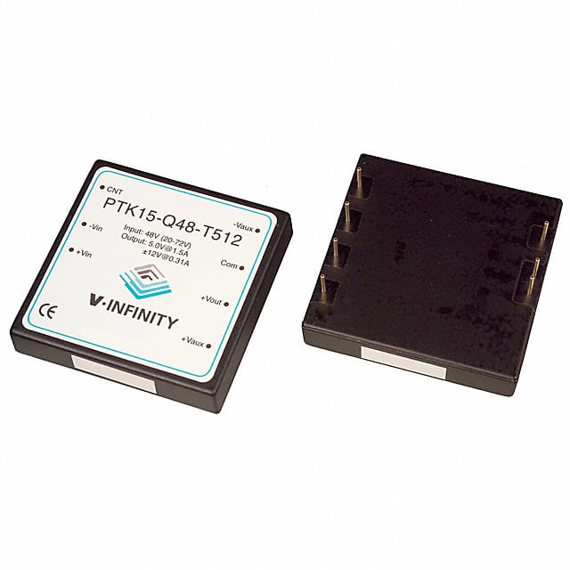 PTK15-Q48-T512 CUI Inc.                                                                    CONVERTER DC/DC 5V +/-12V OUT