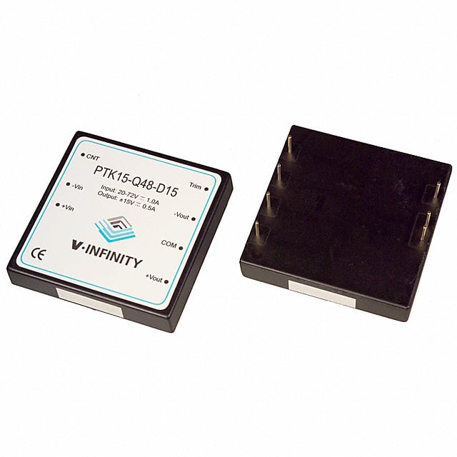 PTK15-Q48-D15 CUI Inc.                                                                    CONVERTER DC/DC +/-15V OUT 15W