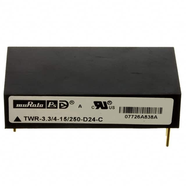 TWR-3.3/4-15/250-D24-C Murata Power Solutions Inc.                                                                    CONV DC/DC TRI OUT 3.3,15,-15V