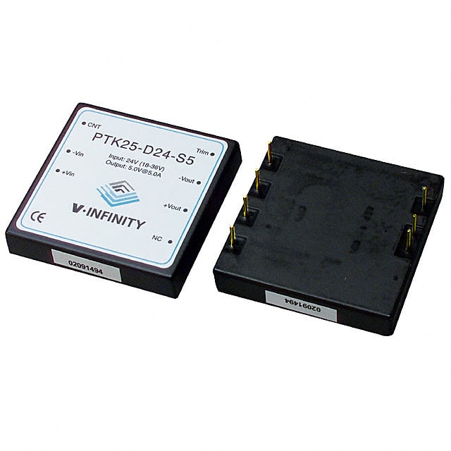 PTK25-D24-S5 CUI Inc.                                                                    CONVERTER DC/DC 5V OUT 25W