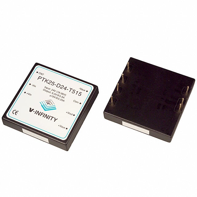 PTK25-D24-T515 CUI Inc.                                                                    CONVERTER DC/DC 5V+/-15V OUT