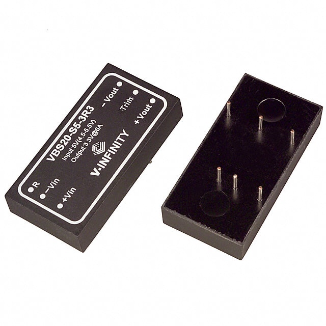 VBS20-S5-3R3 CUI Inc.                                                                    CONVERTER DC/DC 3.3V OUT 20W