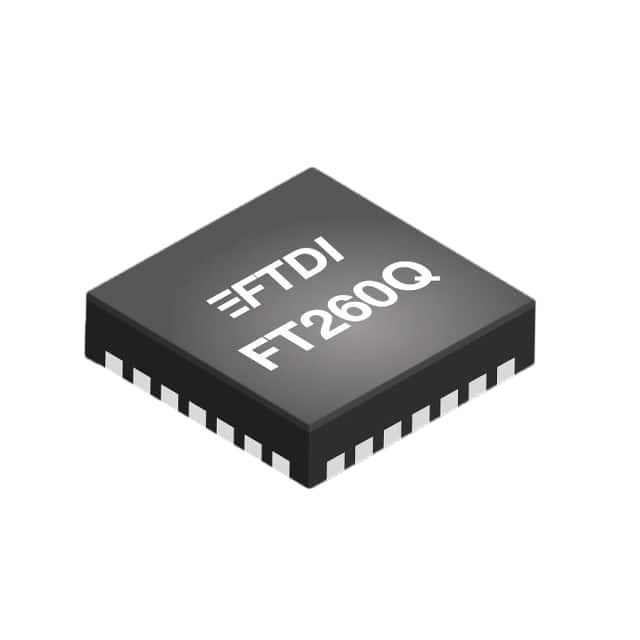 FT260Q-T FTDI, Future Technology Devices International Ltd                                                                    IC BRIDGE USB TO UART/I2C 28WQFN