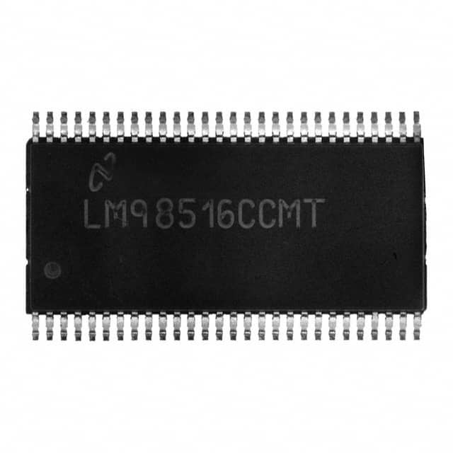 LM98516CCMT Texas Instruments                                                                    IC AFE 2CHAN 10BIT 60MSPS