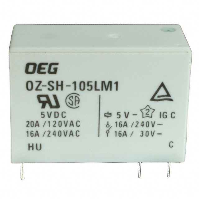 OZ-SH-105LM1,294 TE Connectivity Potter & Brumfield Relays                                                                    RELAY GEN PURPOSE SPST 16A 5V