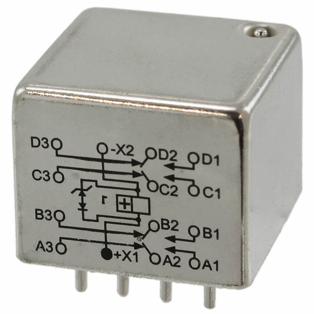 FCB-405-BZ4 TE Connectivity Aerospace, Defense and Marine                                                                    RELAY GEN PURPOSE 4PDT 5A 28V