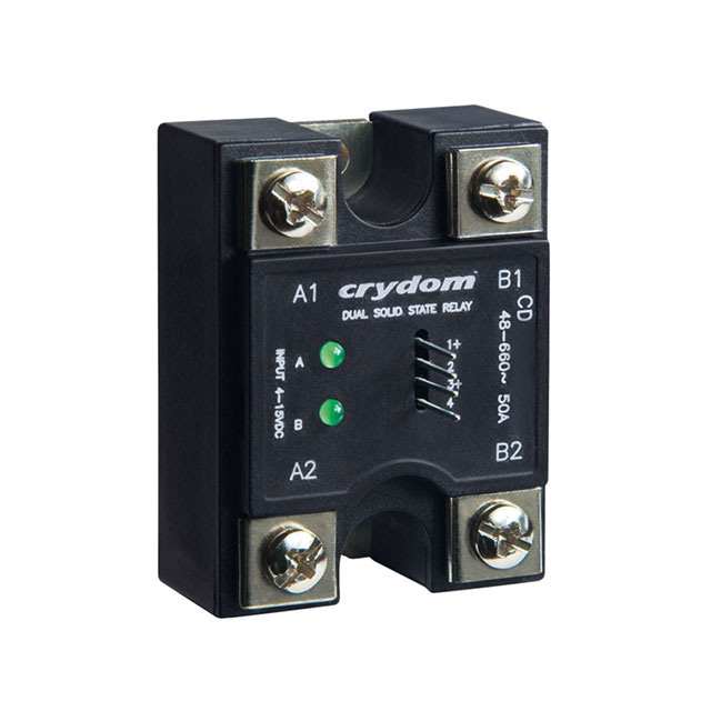 CD4825E2VRH Sensata-Crydom                                                                    RELAY SSR DUAL 25A RNDM PNL MNT