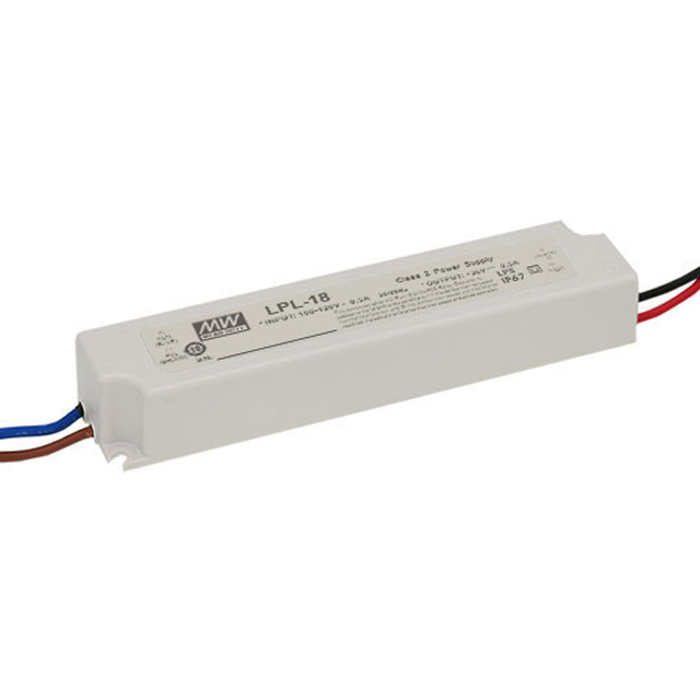 LPL-18-36 Mean Well USA Inc.                                                                    LED DRIVER CV AC/DC 36V 500MA