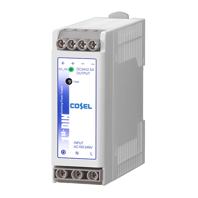 KHEA60F-24 Cosel USA, Inc.                                                                    DIN RAIL POWER SUPPLIES 60W 24V