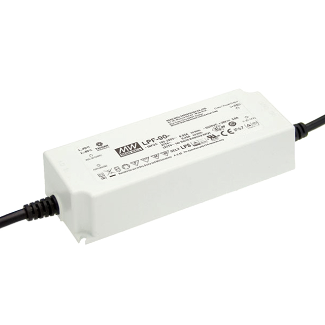 LPF-90-36 Mean Well USA Inc.                                                                    LED DVR CC/CV ACDC 21.6-36V 2.5A