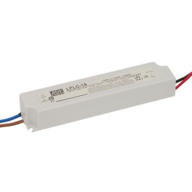 LPLC-18-350 Mean Well USA Inc.                                                                    LED DRIVER CC AC/DC 6-48V 350MA