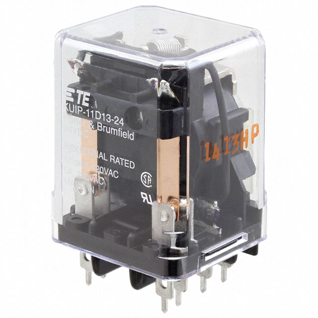 KUIP-11D13-24 TE Connectivity Potter & Brumfield Relays                                                                    RELAY GEN PURPOSE DPDT 5A 24V