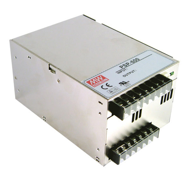 PSP-600-27 Mean Well USA Inc.                                                                    AC/DC CONVERTER 27V 599W