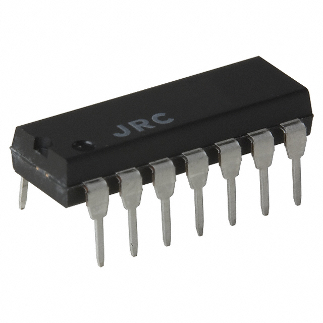 NJM084D# NJR Corporation/NJRC                                                                    IC OPAMP JFET 3MHZ 14DIP