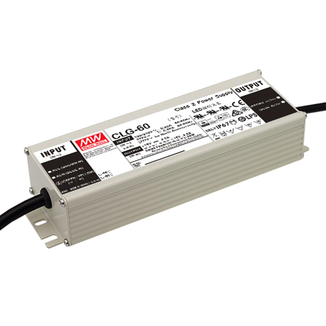 CLG-60-48 Mean Well USA Inc.                                                                    LED DRVR CC AC/DC 33.6-48V 1.3A