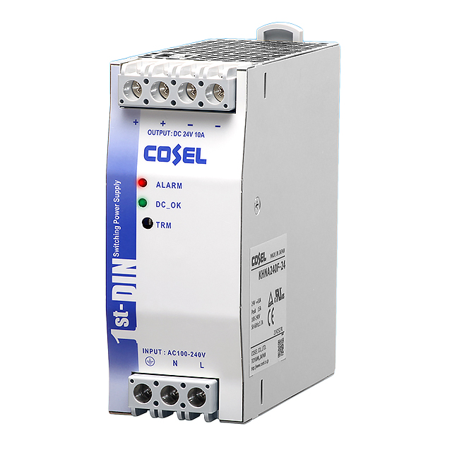 KHNA240F-24 Cosel USA, Inc.                                                                    AC/DC POWER SUPPLY, DIN RAIL