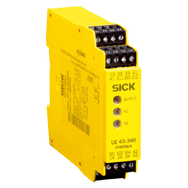 UE43-3AR3D2 SICK, Inc.                                                                    RELAY SAFETY 3NO 1NC MECH SEN