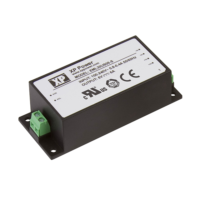 EML30US09-S XP Power                                                                    AC/DC CONVERTER 9V 30W