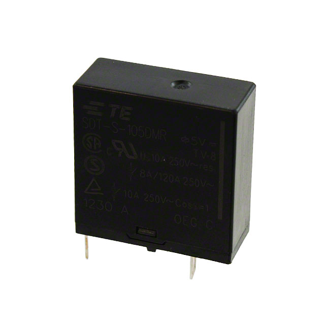 SDT-S-106LMR,000 TE Connectivity Potter & Brumfield Relays                                                                    RELAY GEN PURPOSE SPST 5A 6V