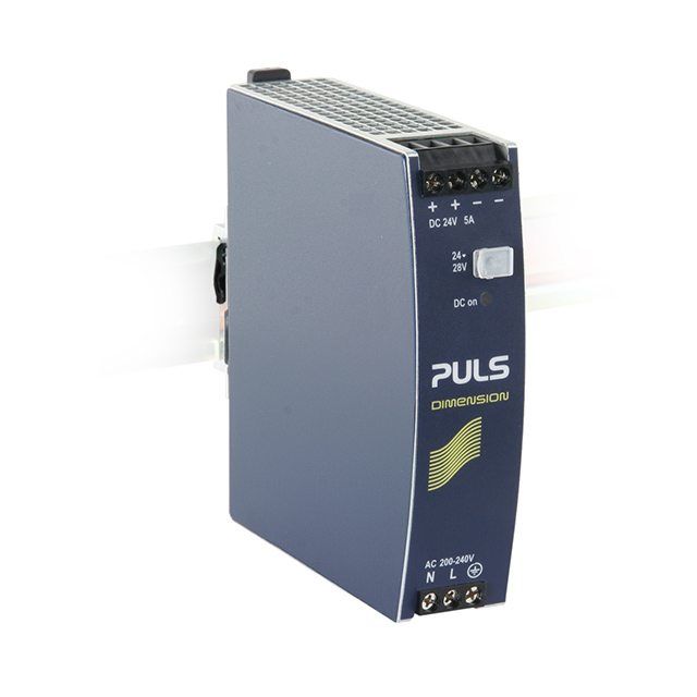 CS5.244 PULS, LP                                                                    DIN RAIL PWR SUPPLY 120W 24V 5A