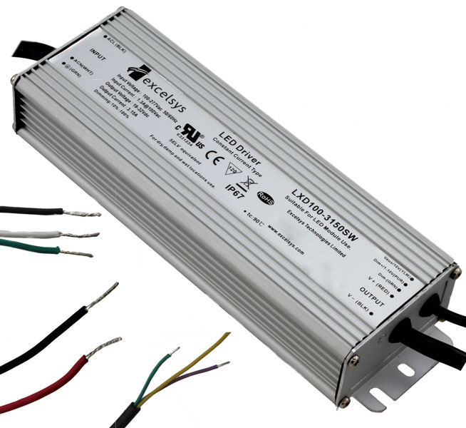 LXD100-3150SW Excelsys Technologies Ltd                                                                    LED DRIVER CC AC/DC 19-32V 3.15A