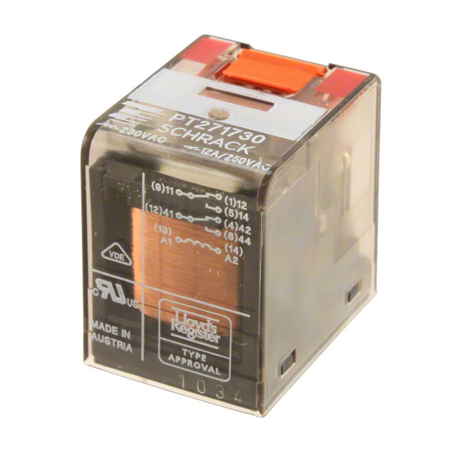 PT571730 TE Connectivity Potter & Brumfield Relays                                                                    RELAY GEN PURPOSE 4PDT 6A 230V