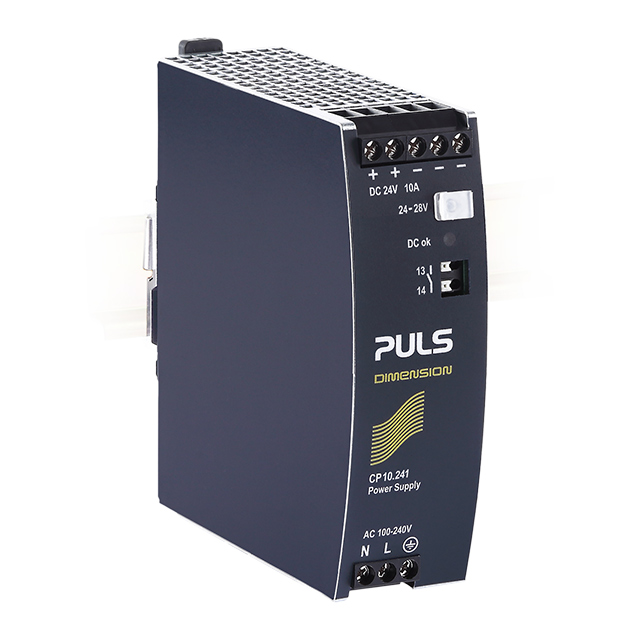 CP10.241 PULS, LP                                                                    DIN RAIL PWR SUPPLY 240W 24V 10A