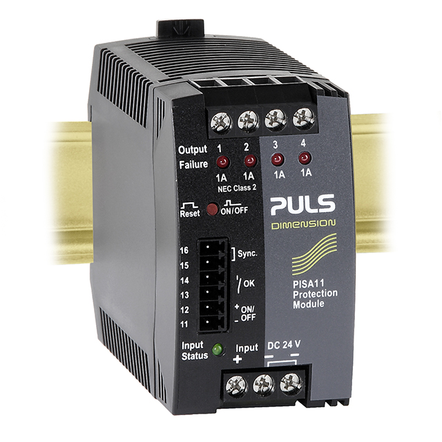 PISA11.401 PULS, LP                                                                    DIN RAIL PROTECTION MOD 4 CHX1A