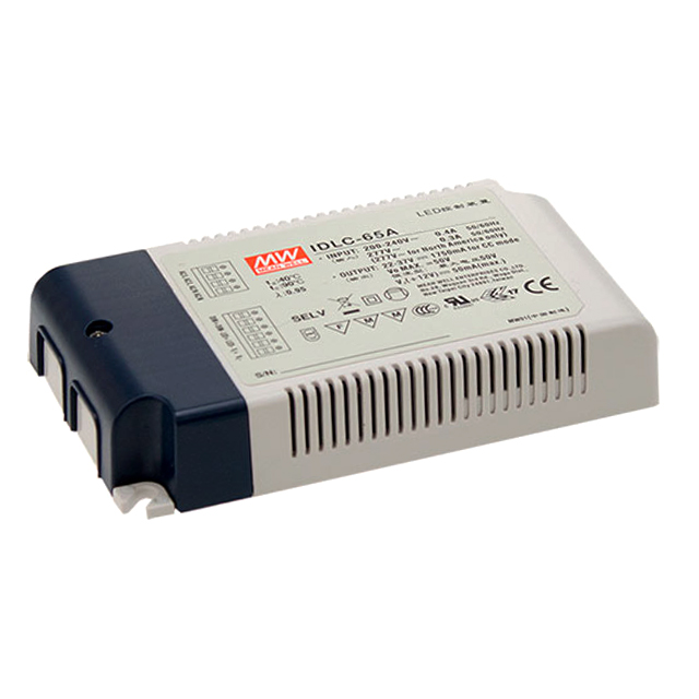 IDLC-65A-1050 Mean Well USA Inc.                                                                    LED DRVR CC AC/DC 46-62V 1.05A