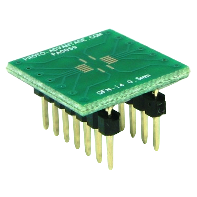 PA0059 Chip Quik Inc.                                                                    QFN-14 TO DIP-14 SMT ADAPTER