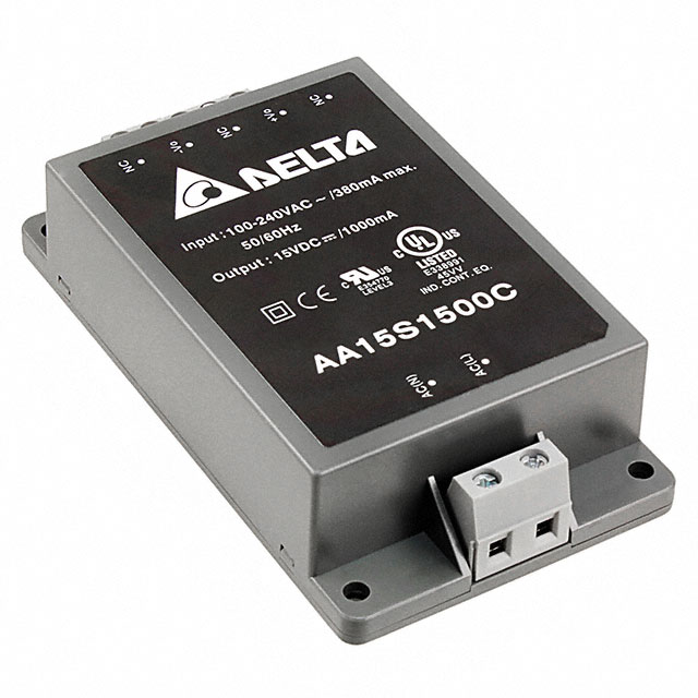 AA15S1200C Delta Electronics                                                                    AC/DC CONVERTER 12V 15W