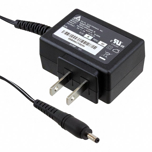 MDS-005AAS05 BR Delta Electronics                                                                    AC/DC WALL MOUNT ADAPTER 5V 5W